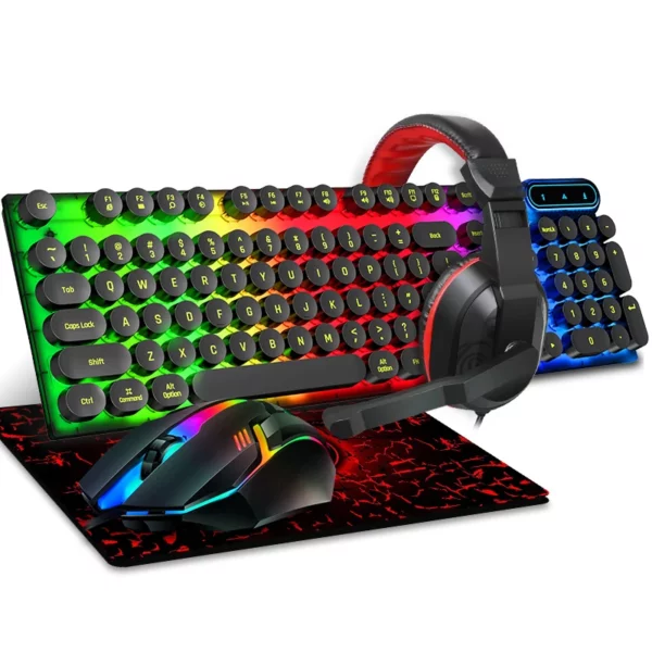 Teclado luminoso, mouse, fone de ouvido, mouse pad - Image 5